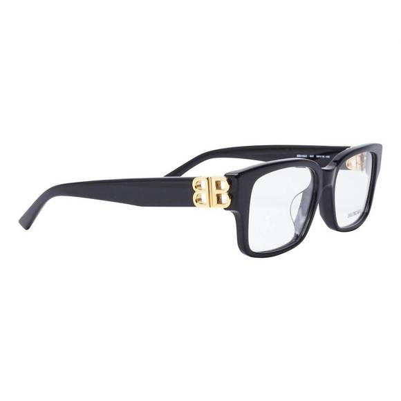 NEW BALENCIAGA women's bb0105o square eyeglasses in black - Picture 3 of 3